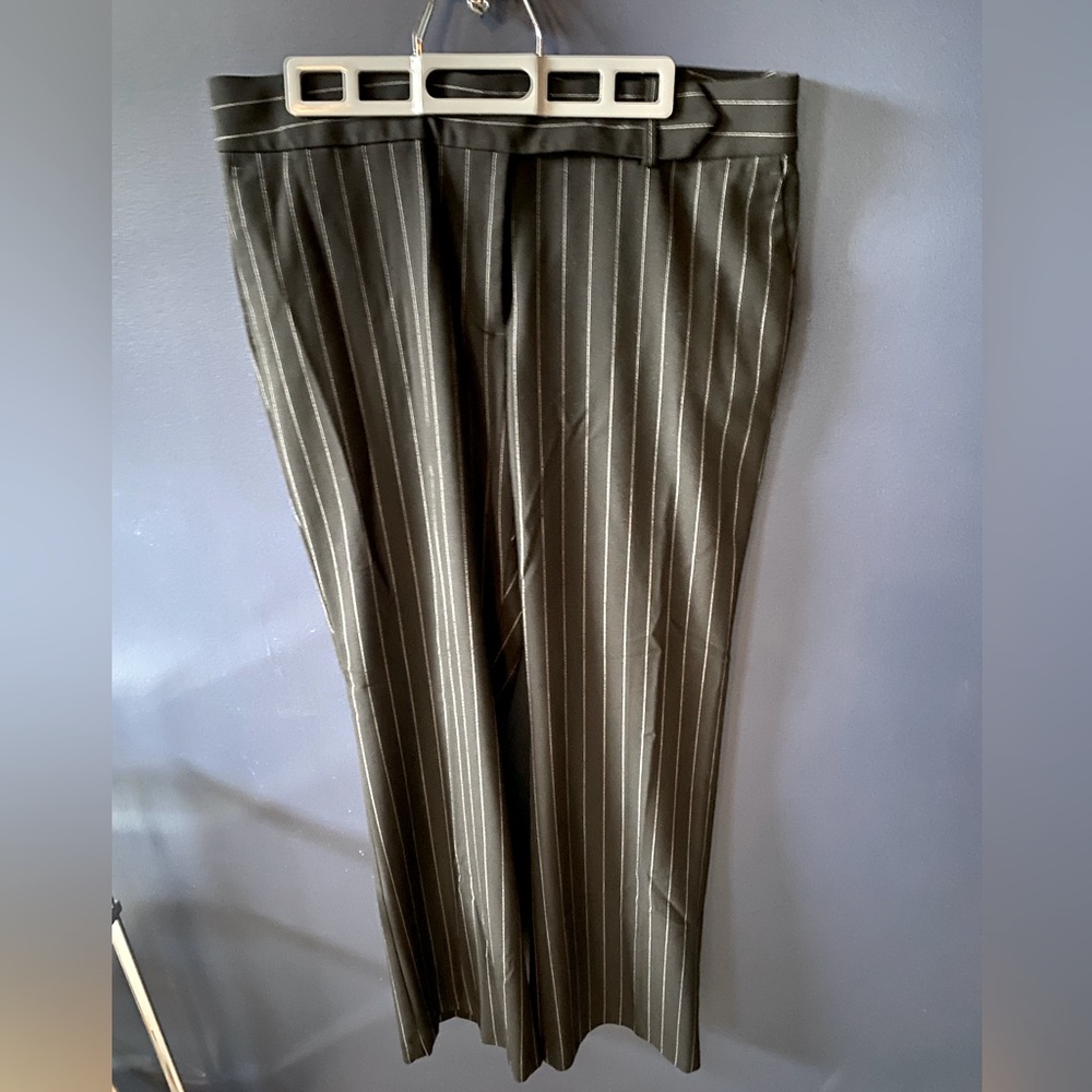 LOFT pinstripe Marisa Trouser, Size 12